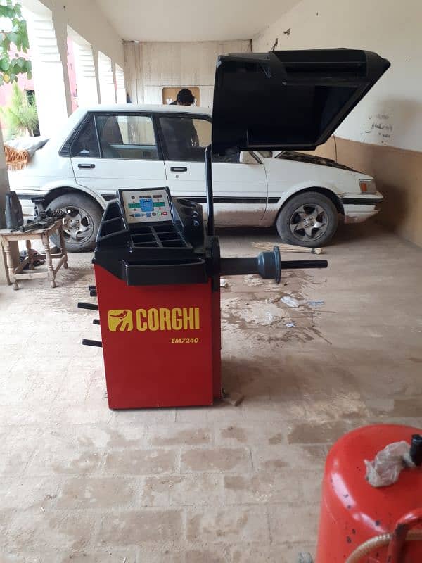 Sale of whole setup for workshop Air Compressor,Tire changer,etc. 9