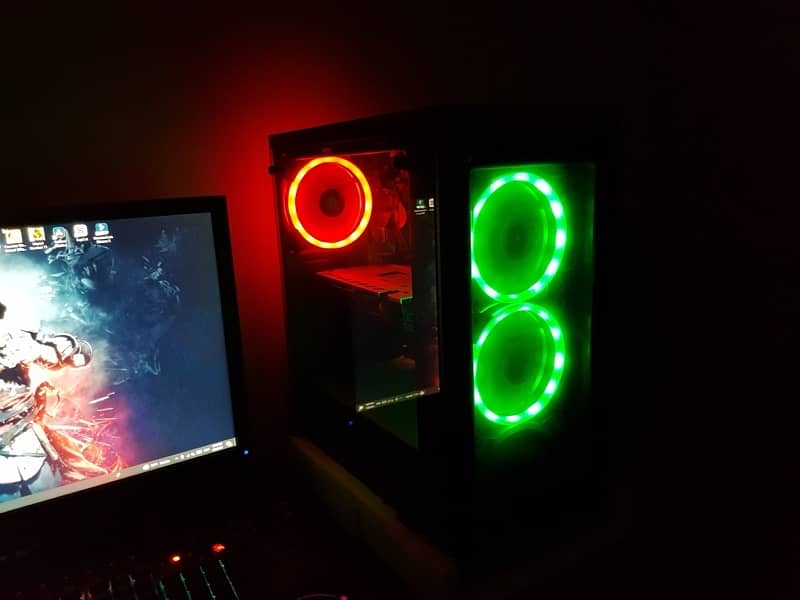 gaming pc - with rx 570 sapphire pulse 4gb gpu 7