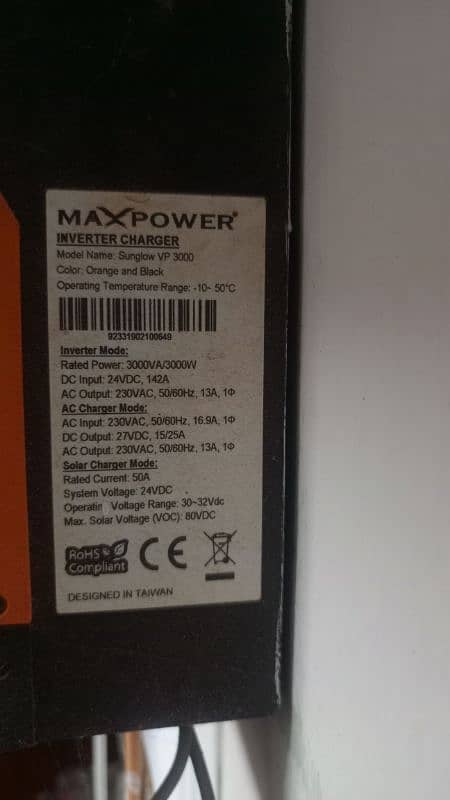 Max Power Solar Inverter Vp3000 2