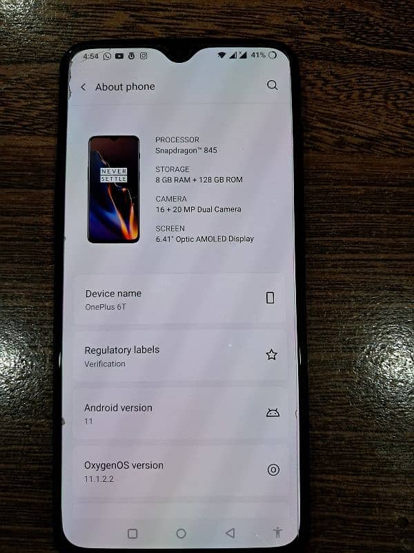 Oneplus 6T 8GB 128GB 2