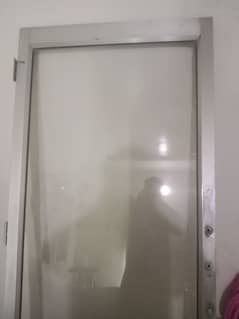 shop door aluminum door 7ft/7ft