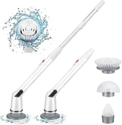 Spin Scrubber, Electric Toilet Floor Scrubbing Brush Cordless Car Clea