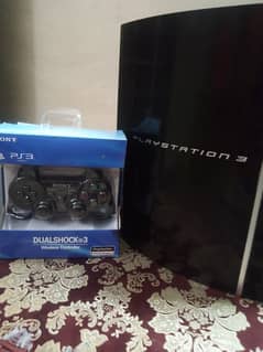 ps3 with brand new controller 180 gb storage and condition is new