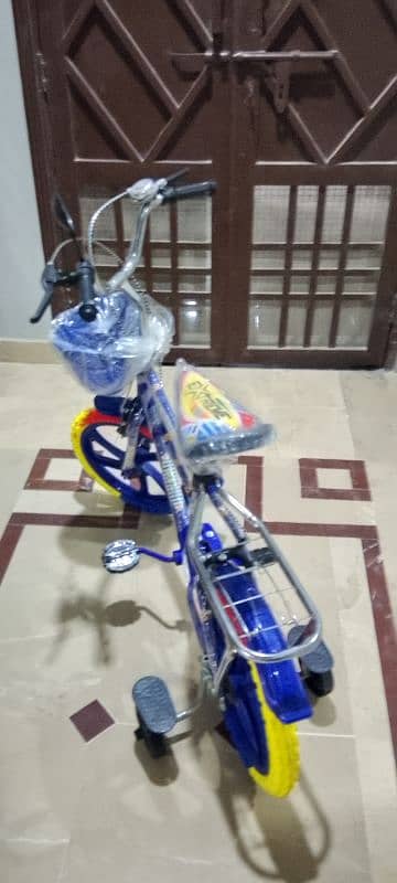 Blue coloured fancy bicycle 1