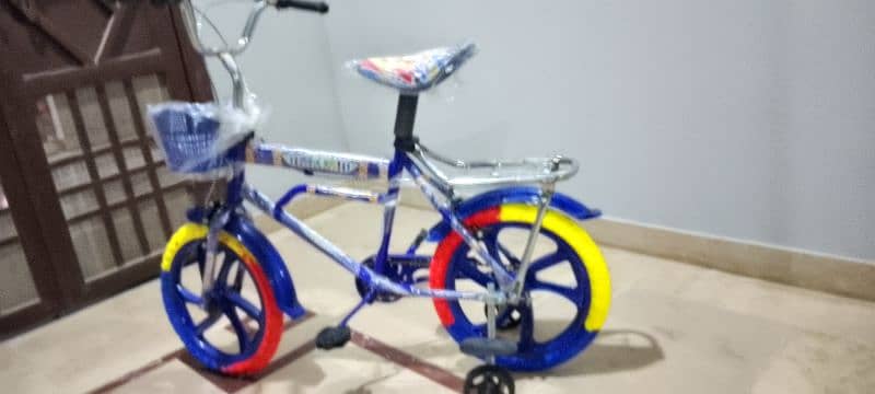 Blue coloured fancy bicycle 2