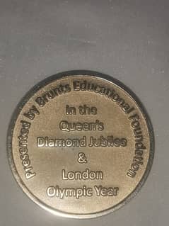 Queen Elizabeth II diamond jubilee medal 1952-2012