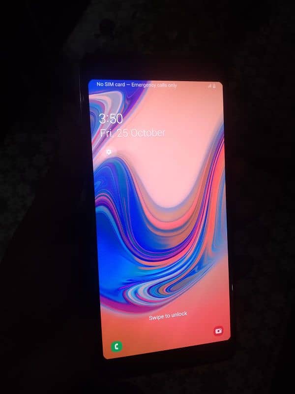 Samsung A9 PTA approved with box only box no charger condition 10by9.5 5