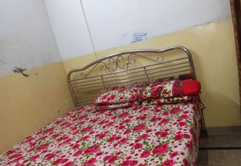 Steel Bed 6×6 with mattress 2