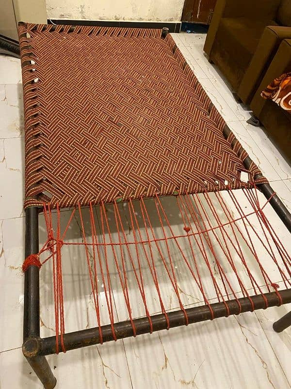 iron Bed charpai 0