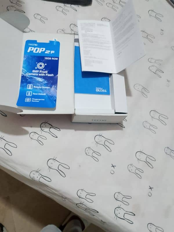 Tecno pop 2f.  only box 2