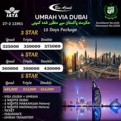 Book Your Umrah Now! Visa, Flights, and Premium Hotel Stay Included