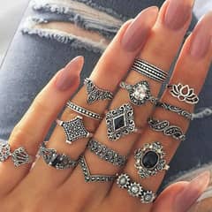 15 Pics trendy Rings set for girls