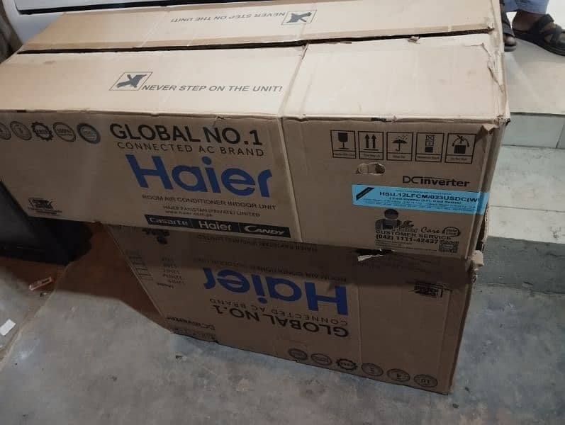 Haier AC DC inverter brand new 2