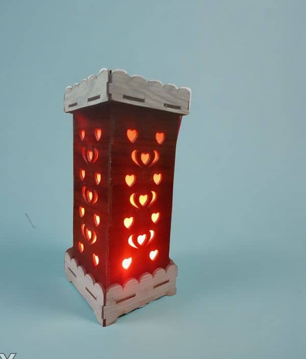 WOODEN DECOR LAMP 1