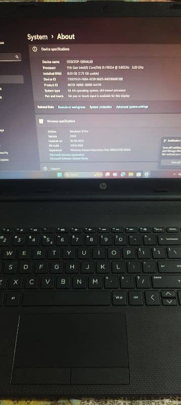 hp i3 11th generation good condition 10/10 0