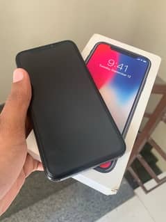 iPhone X 64 gb pta approved black colour