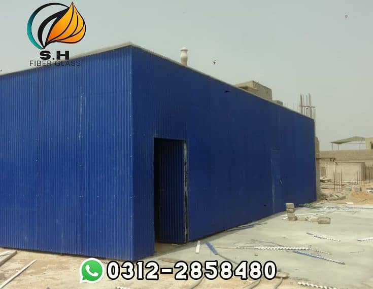 Fiber glass door/ parking shed/ Fiberglass/ fiber glass / fiber sheet 5