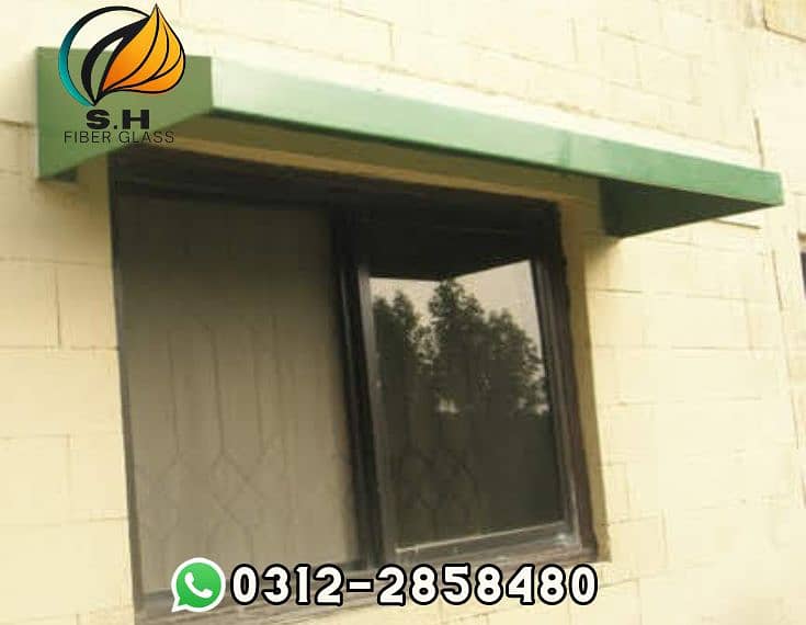 Fiber glass door/ parking shed/ Fiberglass/ fiber glass / fiber sheet 14