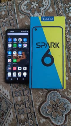 Tecno Spark 6 dual sim with Box PTA approve