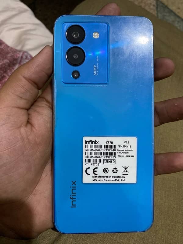 infinix note 12 8+5/128 5000 mah condition 10/10 with box 0