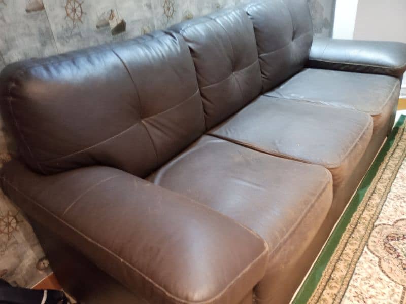 used leather sofa call 0312'4049200 2