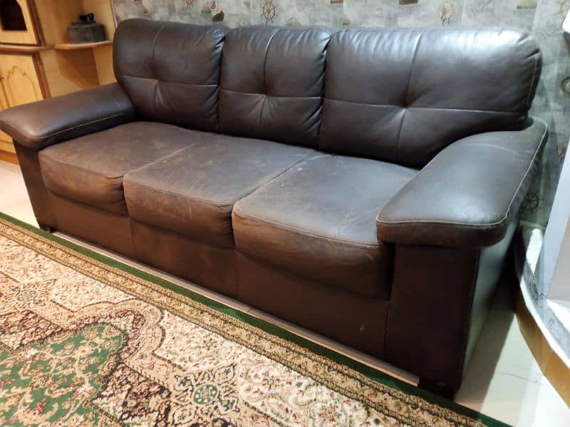 used leather sofa call 0312'4049200 5