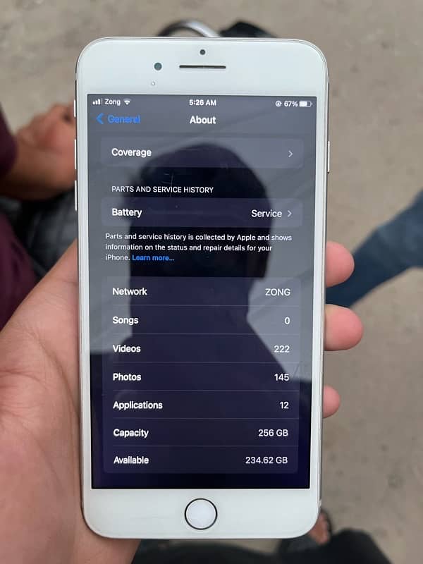 iphone 8 plus pta approved 256gb 7