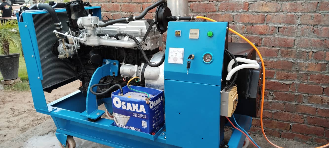 generator 30 KVA gas petrol LPG Toyota engine 2jz 3000cc 9