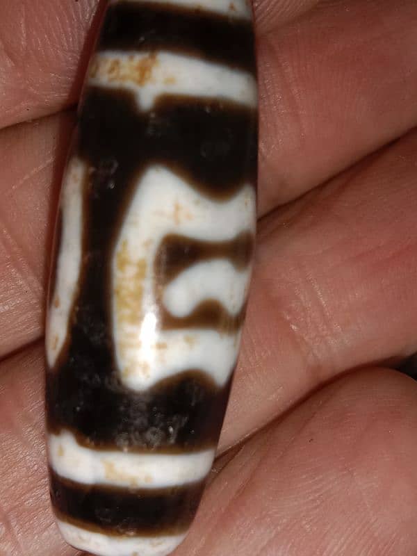 Antique Bat Dzi Bead centuries old 3