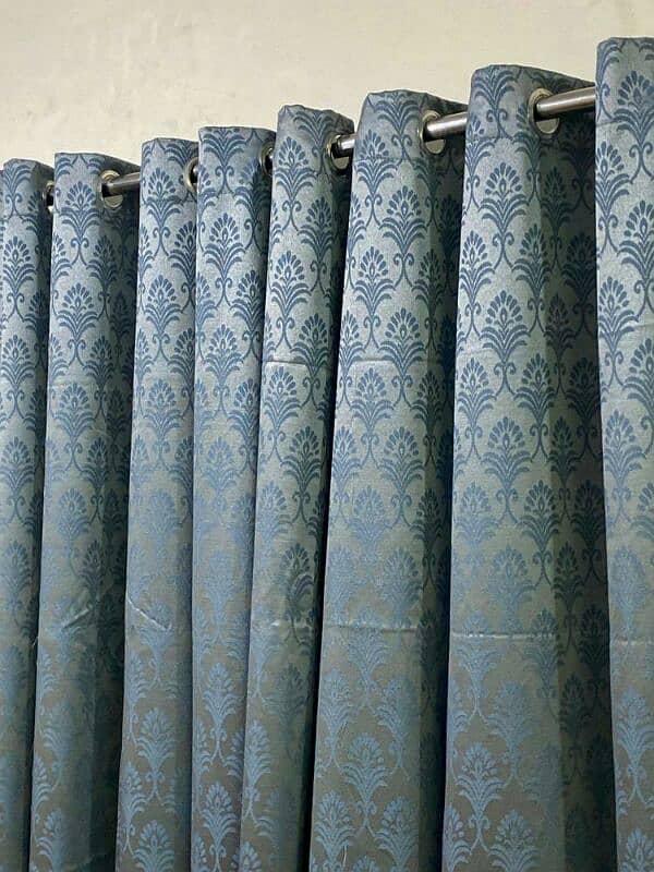 Velvet Jacquard & Cotton Printed Self Motif Curtains  Elegant & Stylis 14