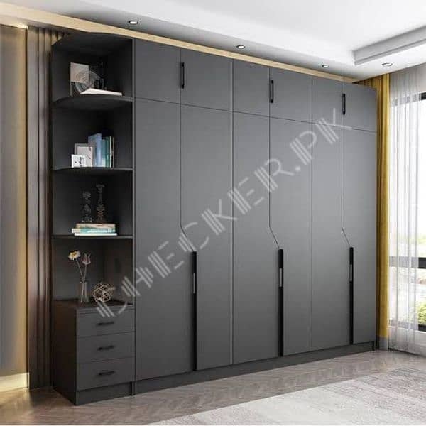 wall cupboard, upper cabinets style wardrobe, full wall armories 8