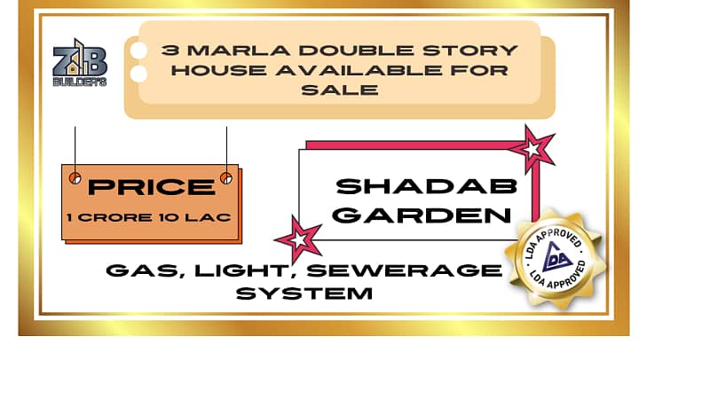 3 Marla Double Story House Available For Sale Shadab Garden 0