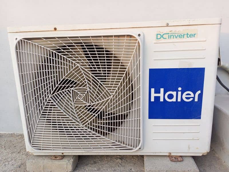 Haier inverter split AC 1 ton condition 10/10 Only call:03333052095 1