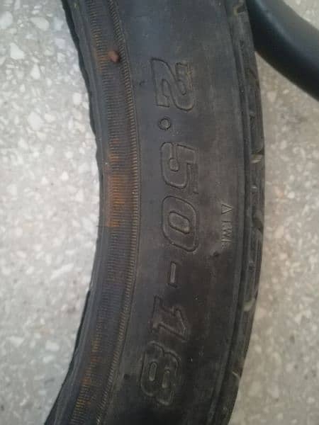 tyres fare 6ply for 100 and 125(size 18No) 2