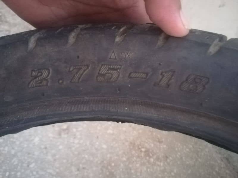 tyres fare 6ply for 100 and 125(size 18No) 5