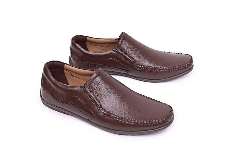 Men casual cow leather shoes 1