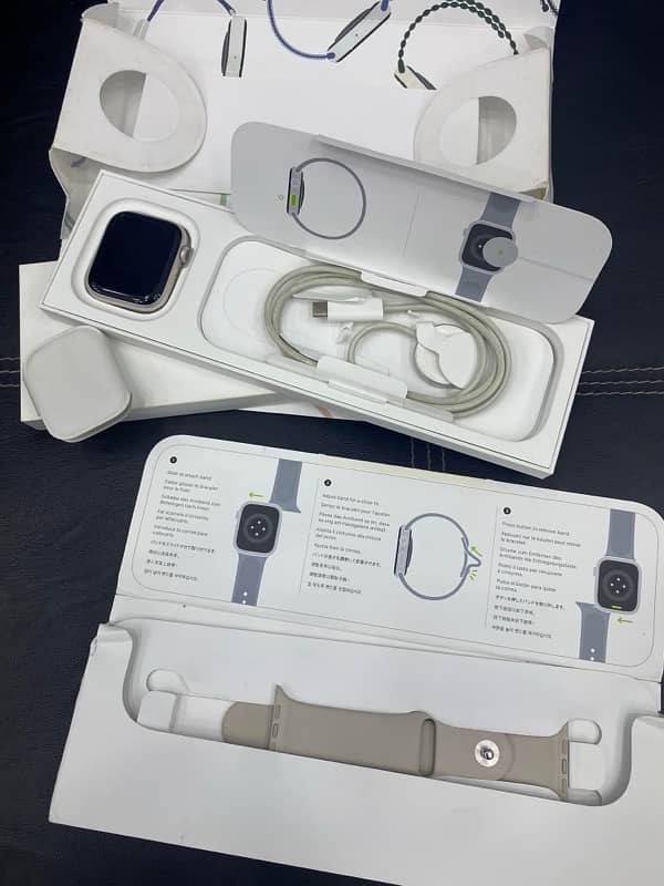 APPLE WATCH SERIES 9 (45MM) ( COMPLETE BOX ) ( UNDER APPLE WARRANTY ) 6