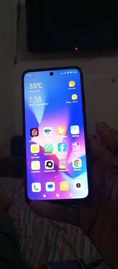 Redmi 10 mobile 6+2/128 in scratchles awesome condition 10/10 full box