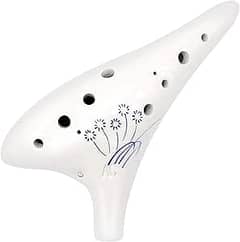 Cisolen Ocarina Alto C 12 Hole Ocarina Ceramic Ocarina Instrument Easy