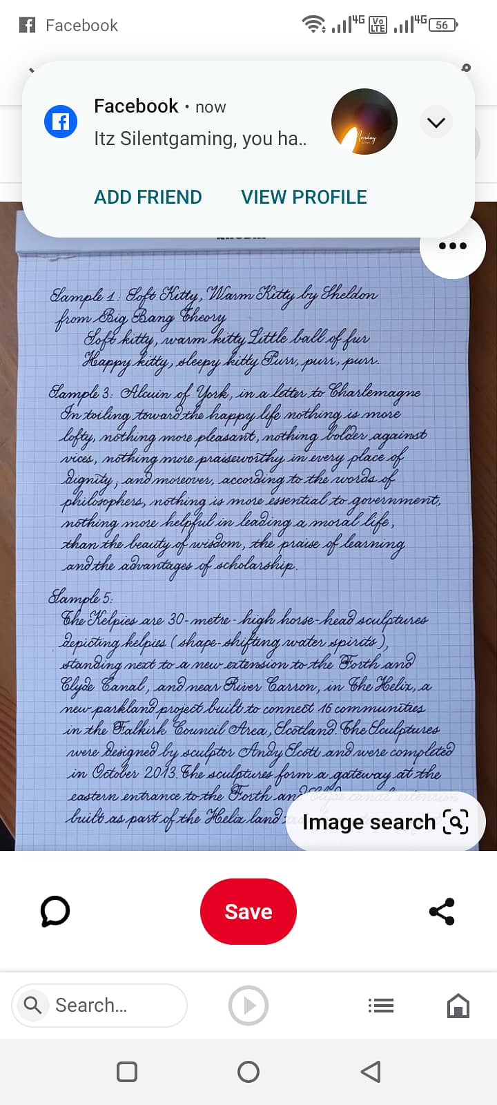 Handwriting assignment work 1