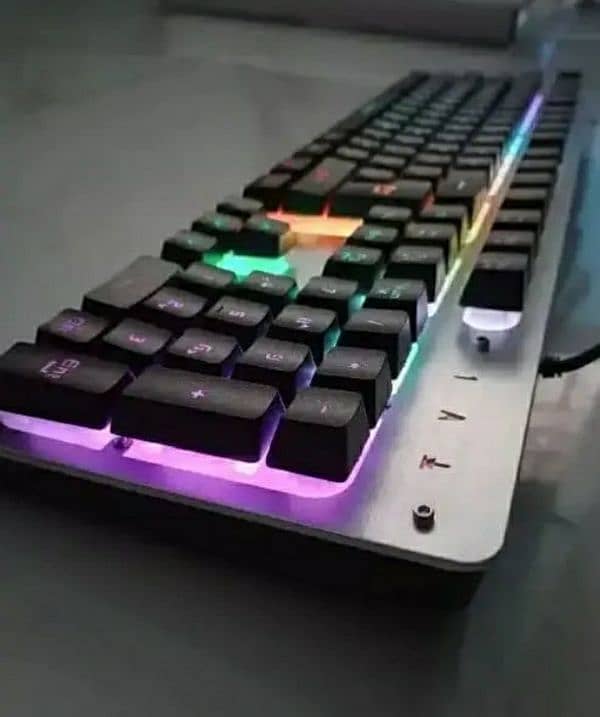 RGB Gaming Professional Keyboard Brand New Metal Body 1