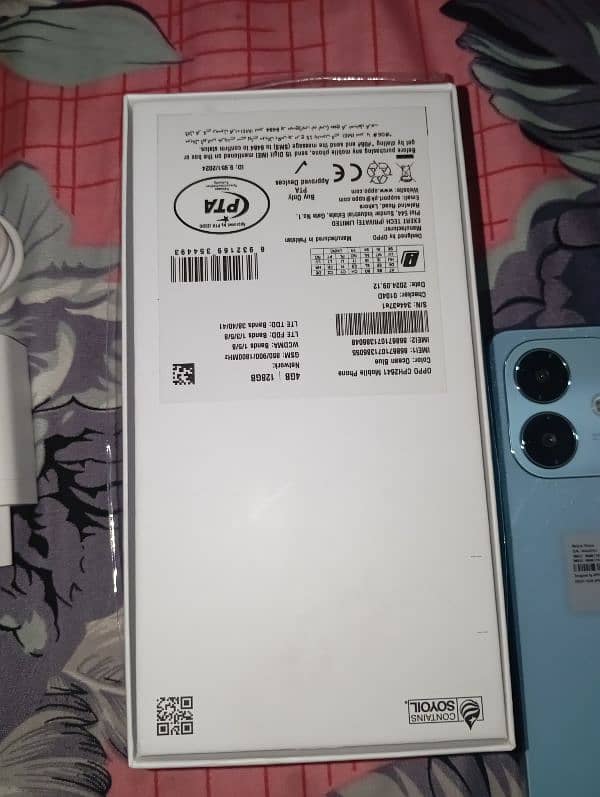 Oppo A3X  Ram 4 GB Storage 128 GB 8