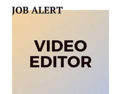 Need A Video Editor in Karachi