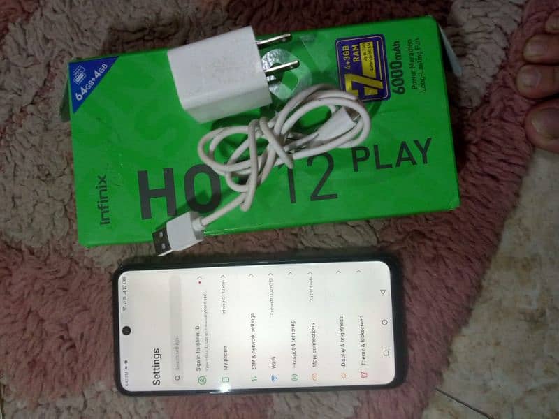 Infinix Hot 12 play 7 gb. 64gb 6