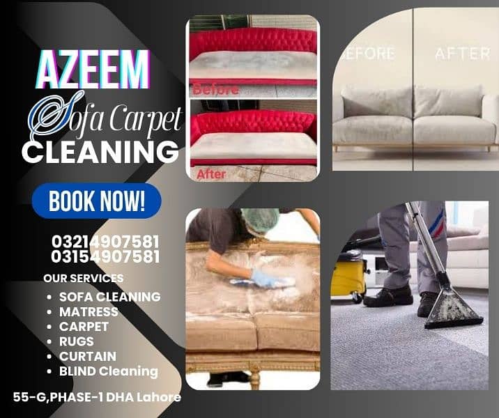 Sofa cleaning service/Mattress/Carpet/rugs/Curtains/blinds cleaning 1