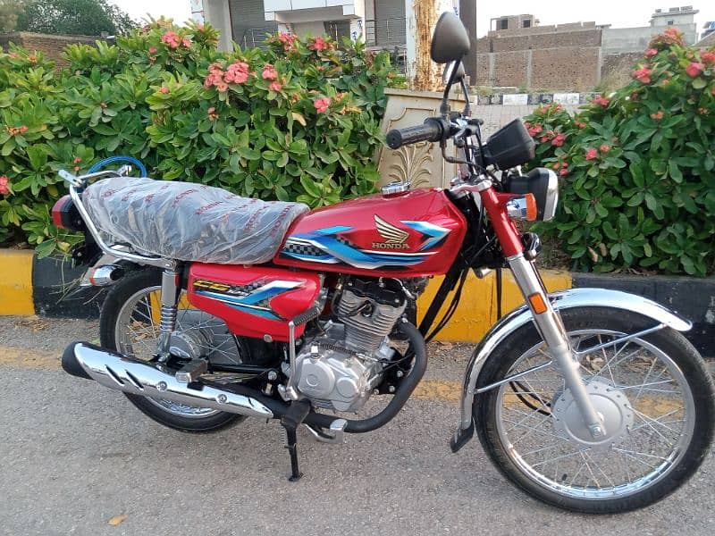 Honda cg125 2024  red color for sale 0