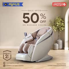 iREST MASSAGE CHAIR PAKISTAN, 4D World no. 1 Massage Chair High Life