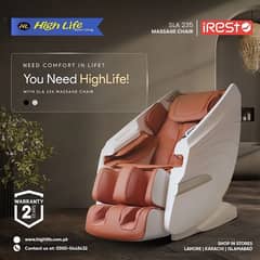 iREST MASSAGE CHAIR PAKISTAN, 4D World no. 1 Massage Chair High Life