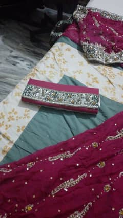 beautiful lehnga with purse shirt nd heavy dupatta