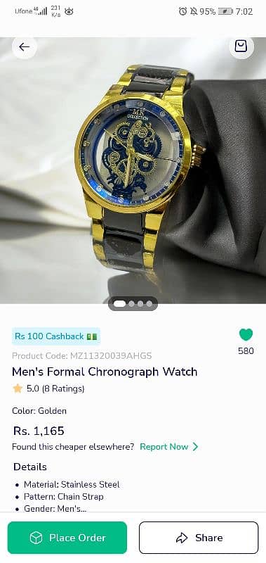 Men's Formal Chronograph Watch 4